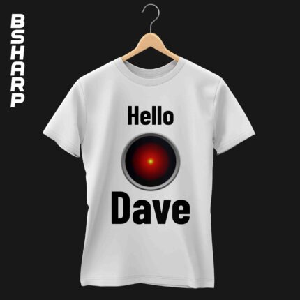 تیشرت A Space Odyssey طرح Hello Dave - Image 2