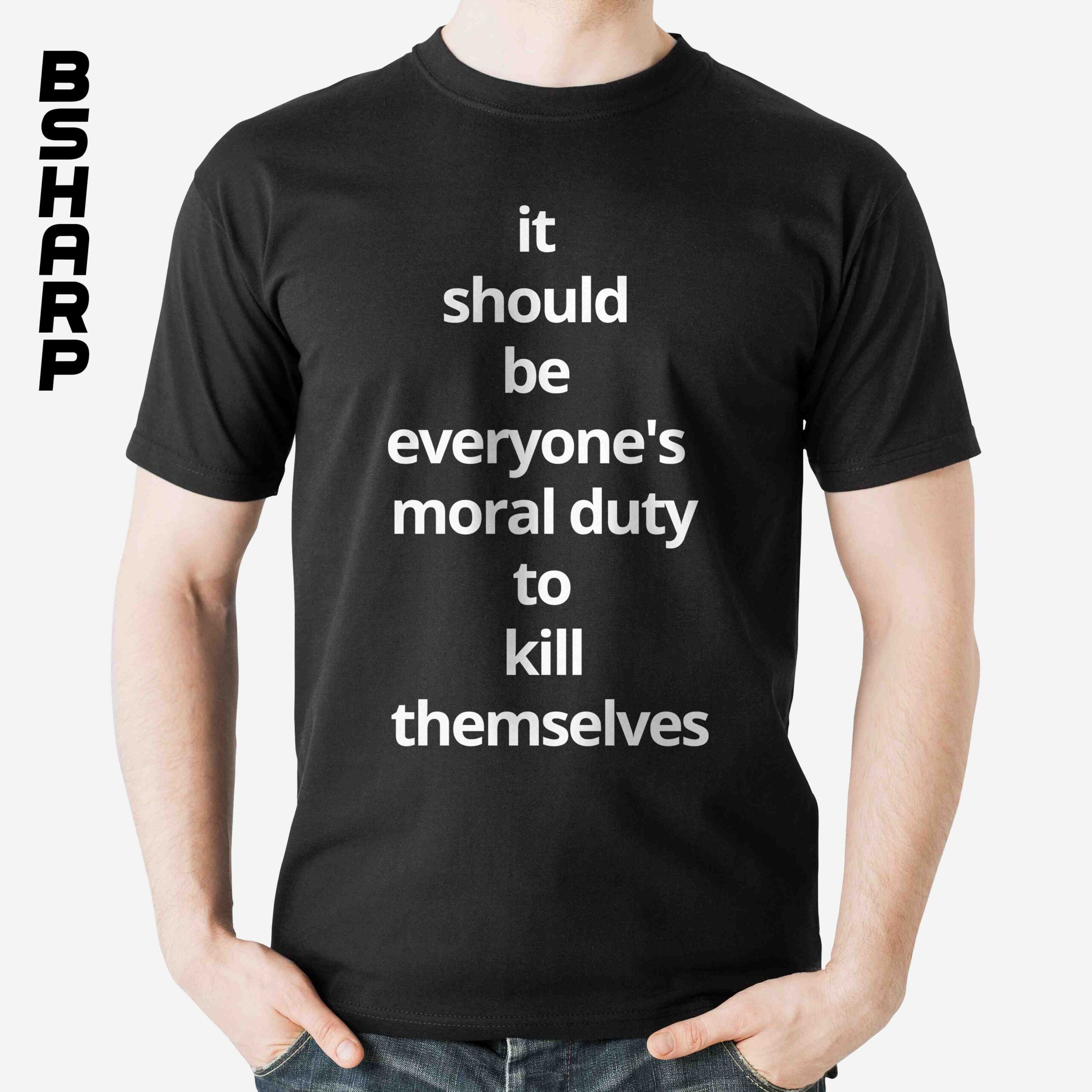 تیشرت After Life طرح Moral Duty