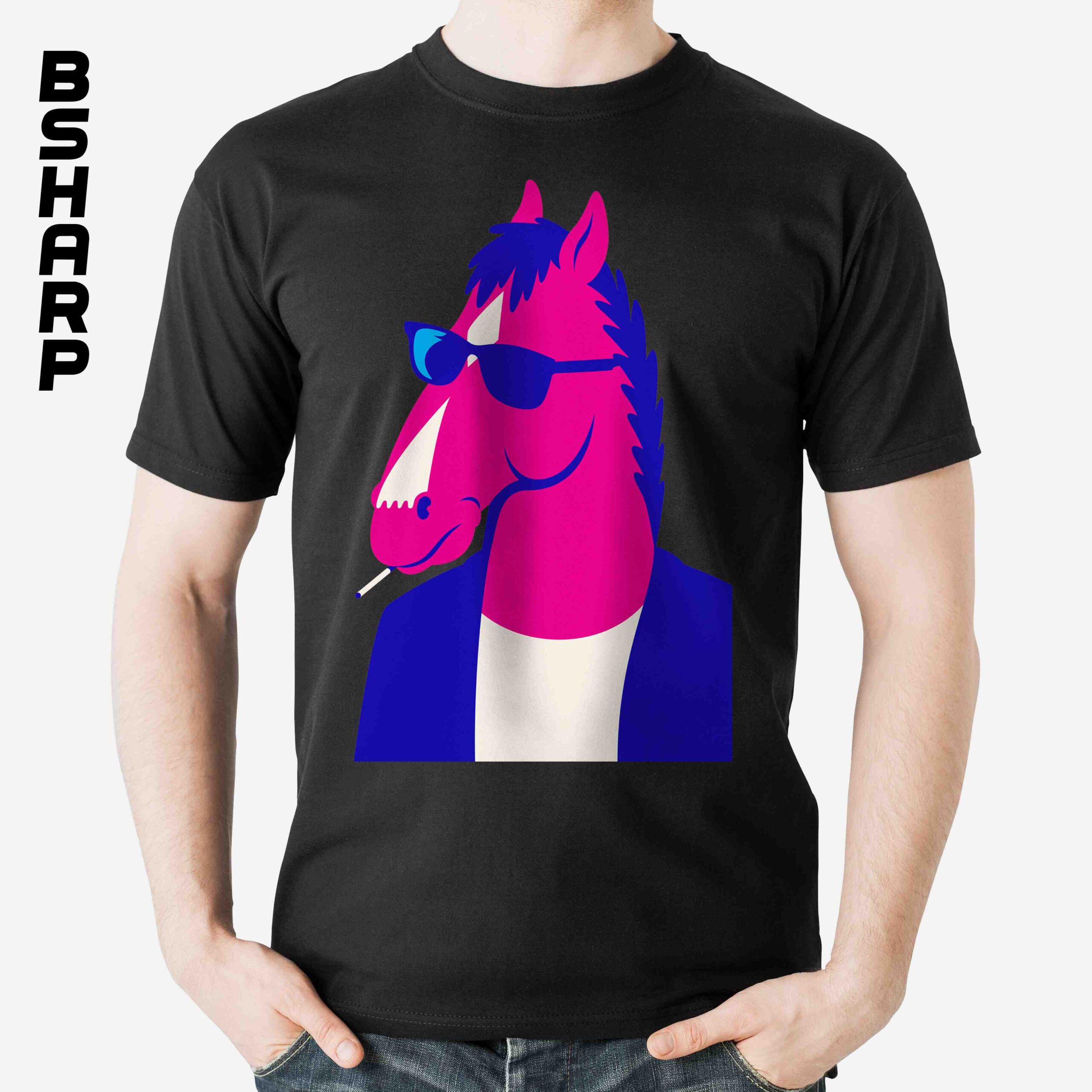 تیشرت Bojack Horseman طرح بوجک