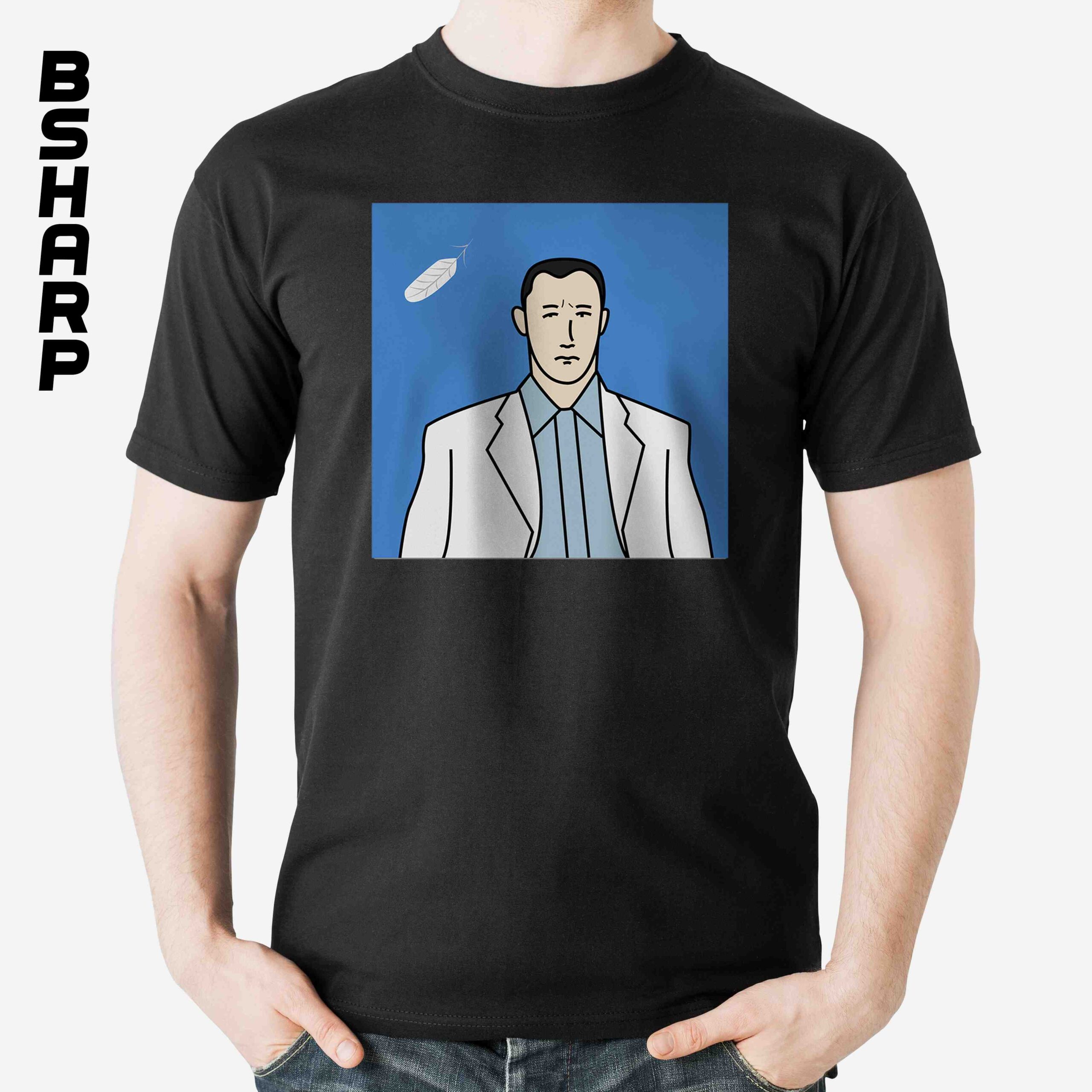 تیشرت Forrest Gump طرح کارتونی فارست