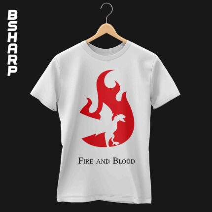 تیشرت Game of Thrones طرح Fire and Blood - Image 2