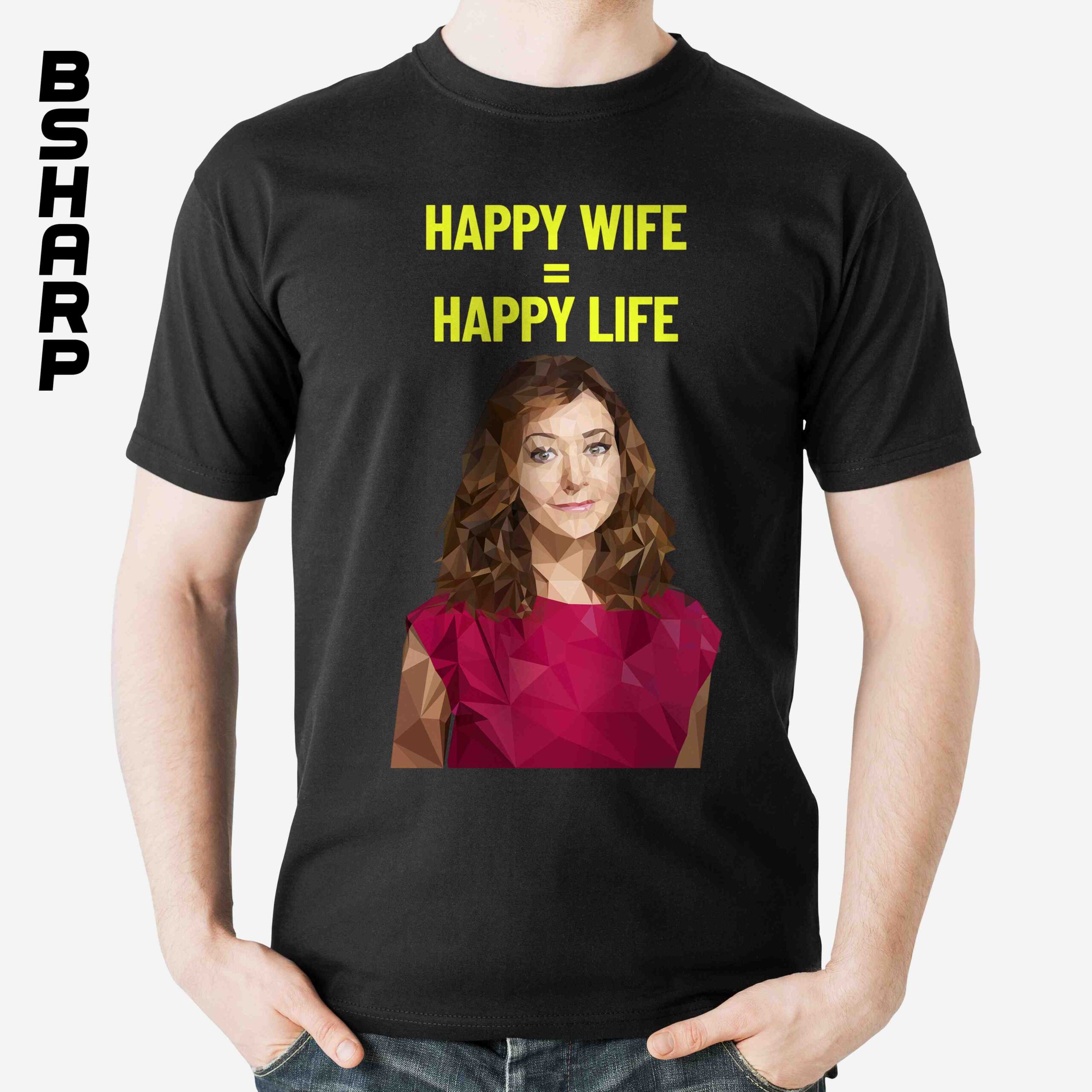 تیشرت How I Met Your Mother طرح Happy Wife