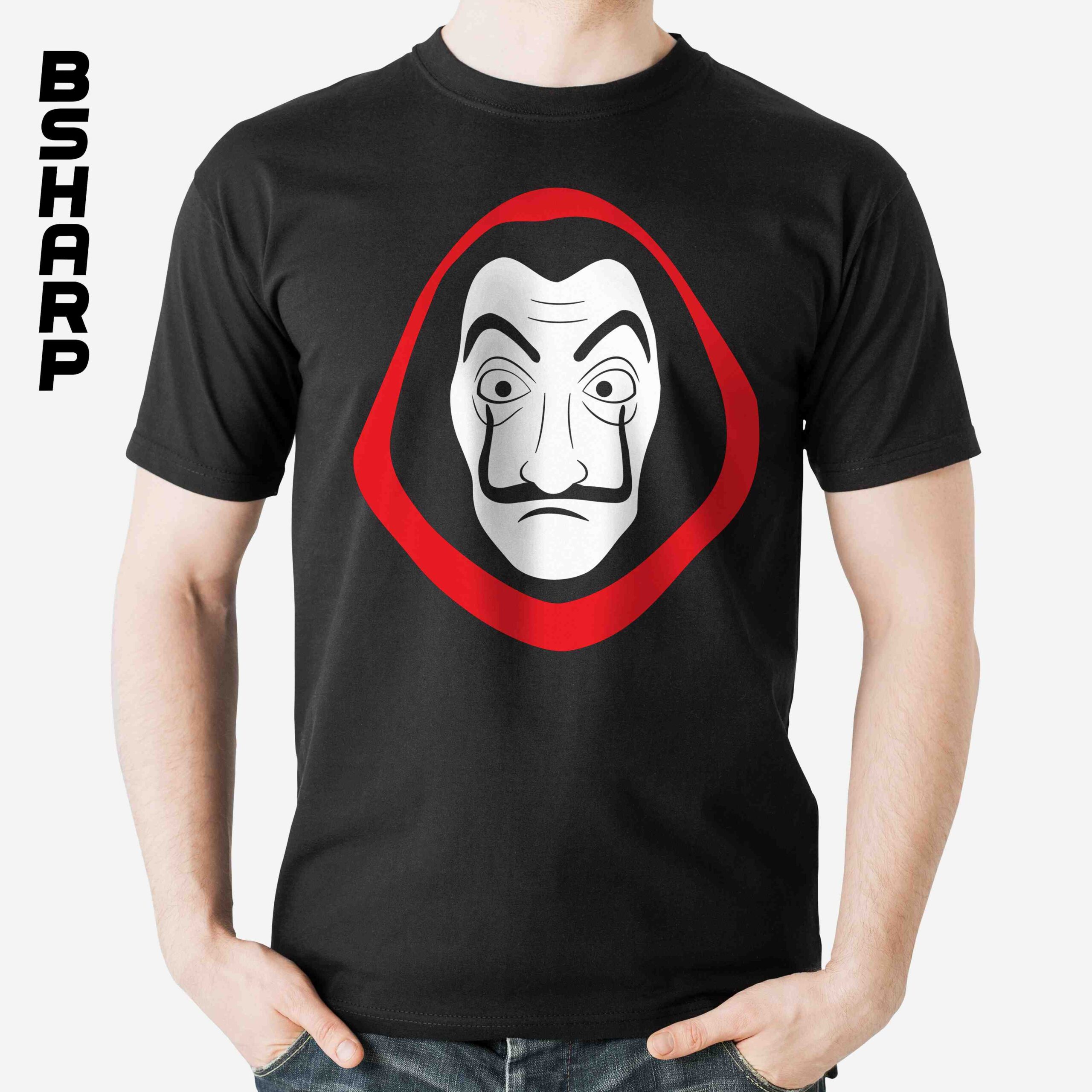 تیشرت Money Heist طرح ماسک