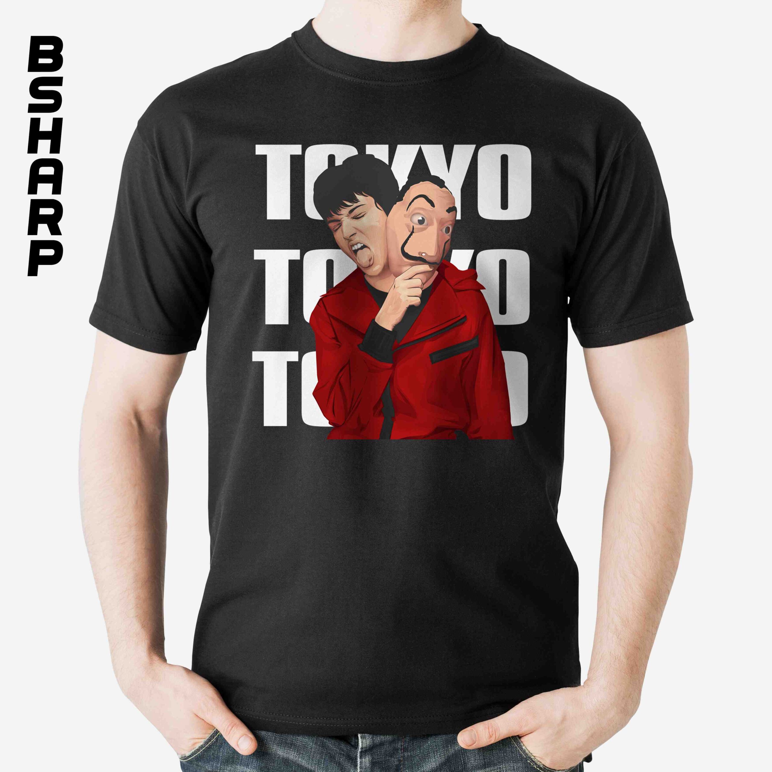 تیشرت Money Heist طرح Tokyo 2
