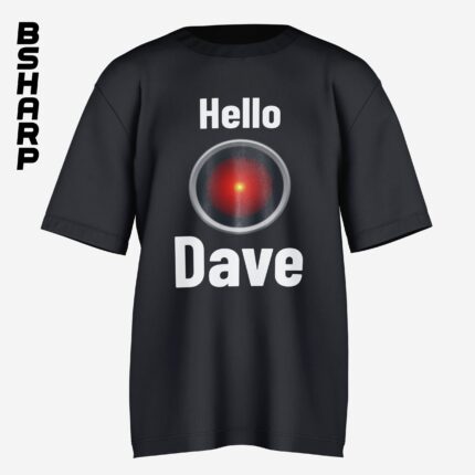 تیشرت A Space Odyssey طرح Hello Dave - Image 3
