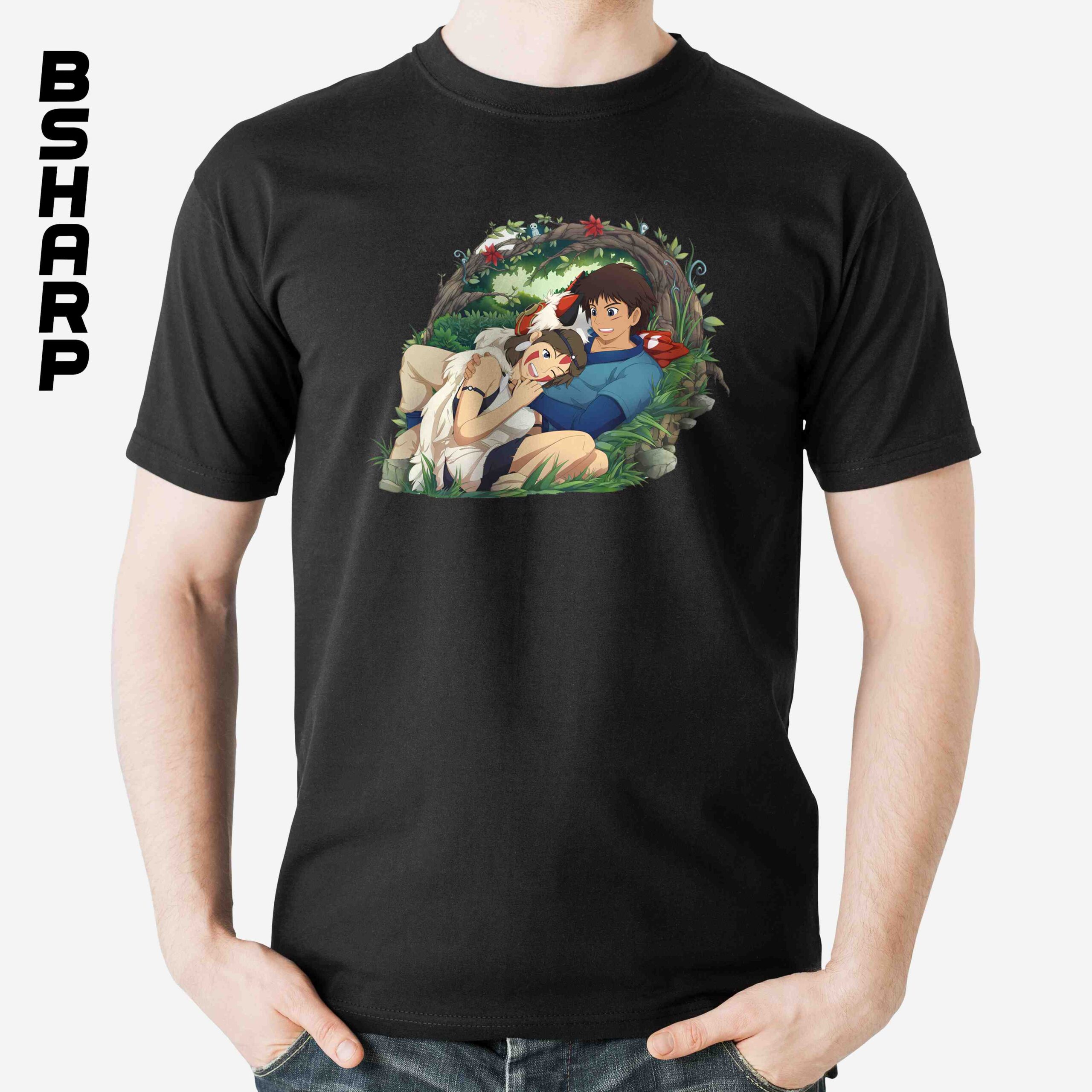تیشرت Princess Mononoke طرح شماره 3