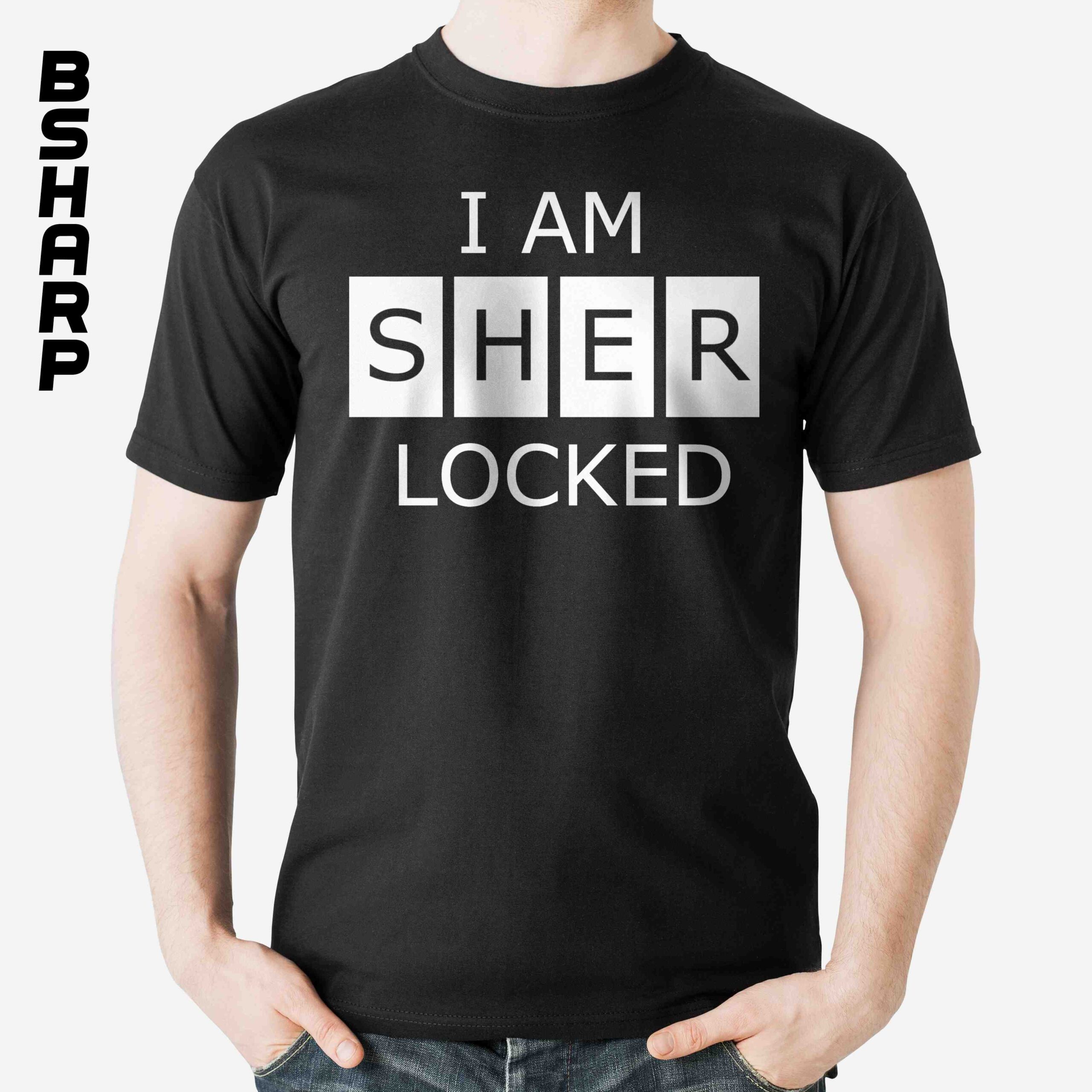 تیشرت Sherlock طرح SHERLOCKED