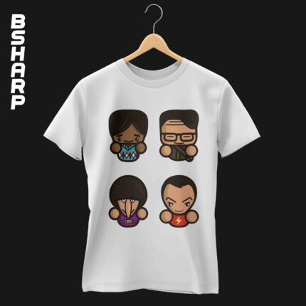 تیشرت The Big Bang Theory طرح شخصیت ها 3 - Image 2