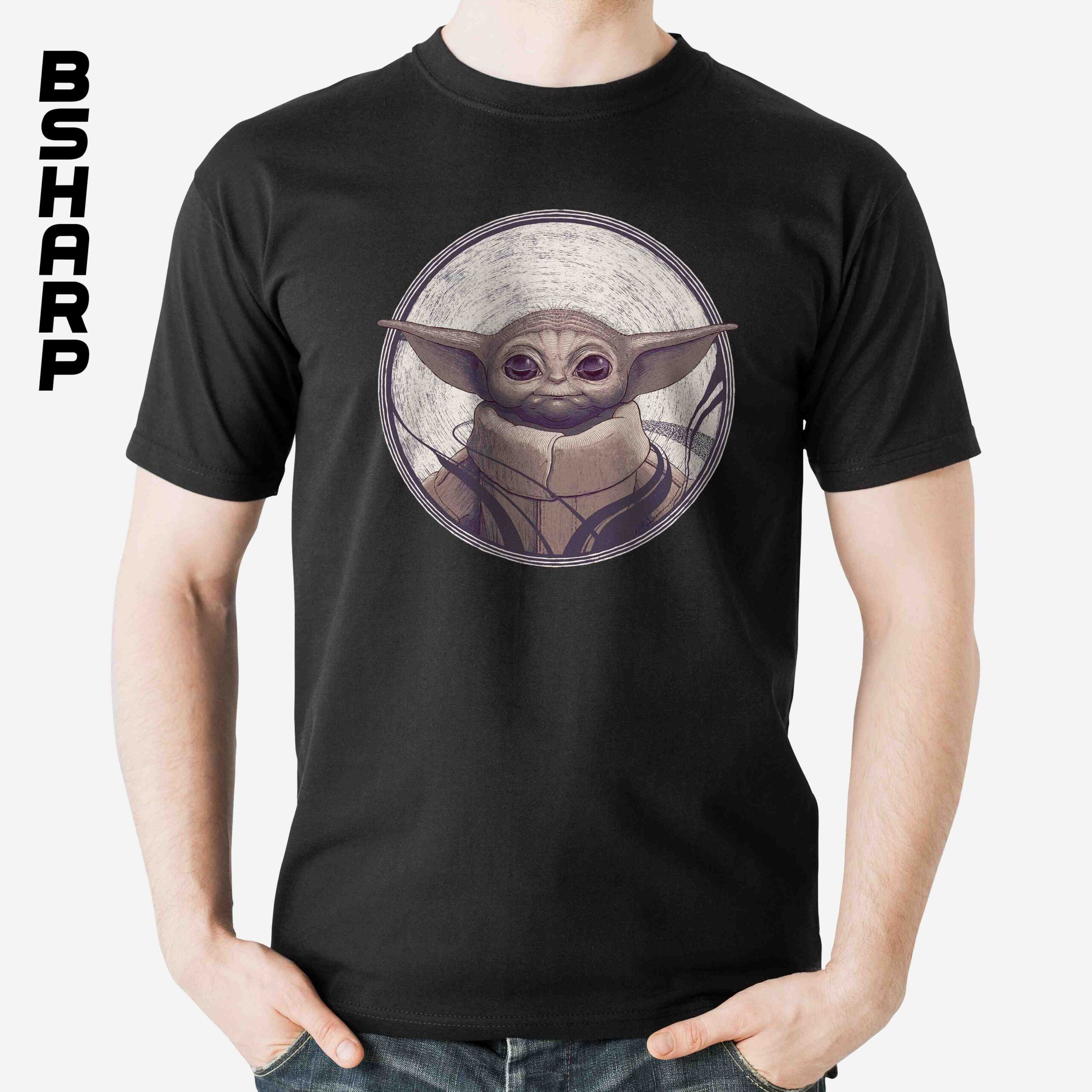 تیشرت The Mandalorian طرح یودا