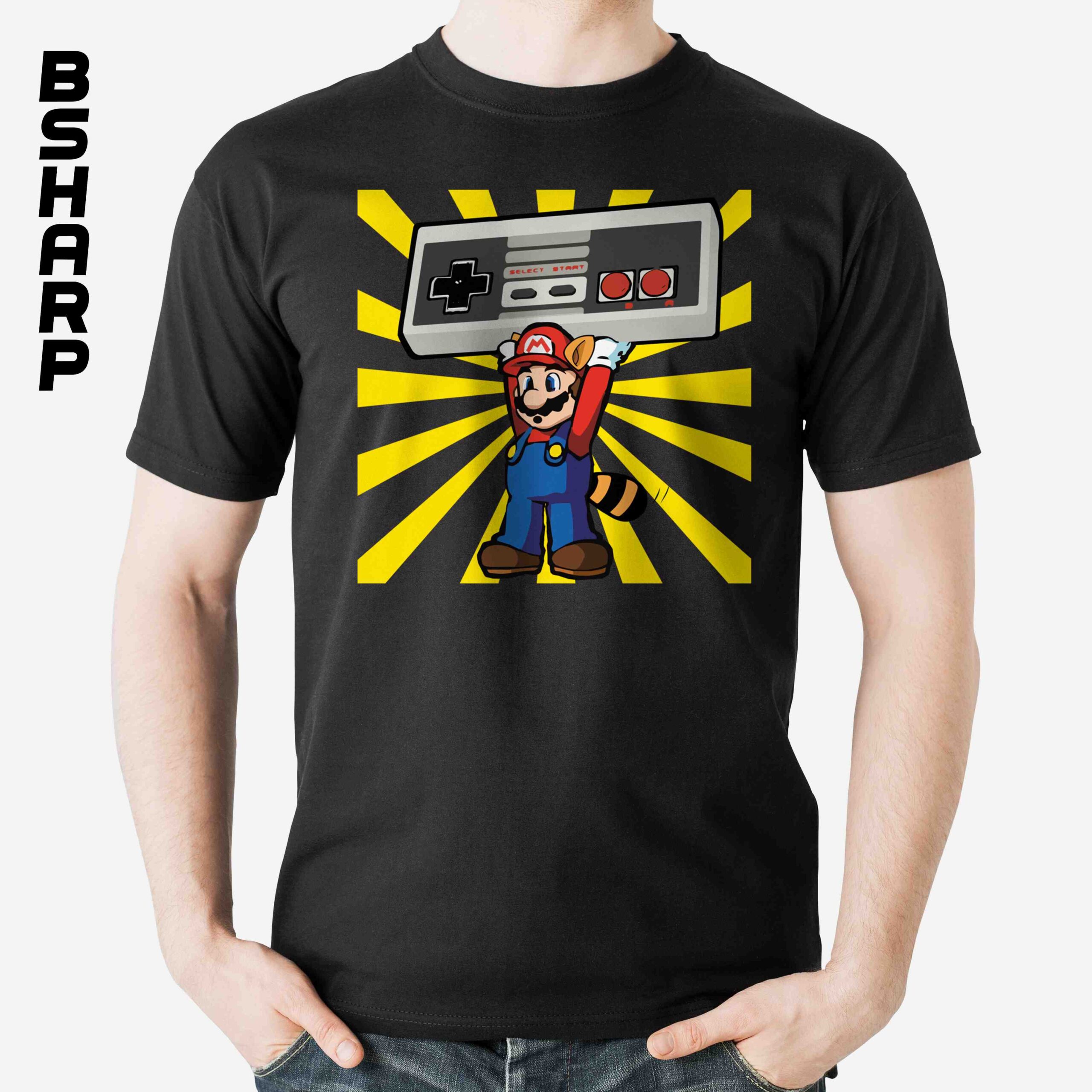 تیشرت Gamer طرح ماریو