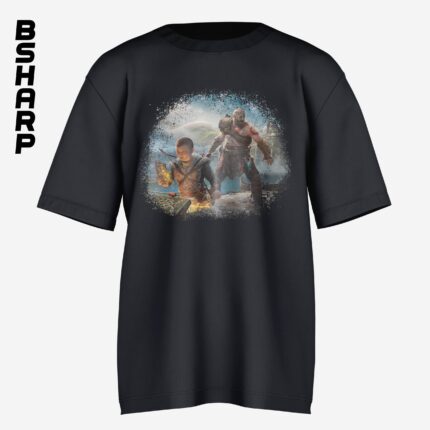 تیشرت God of War طرح کریتوس و آترئوس - Image 3