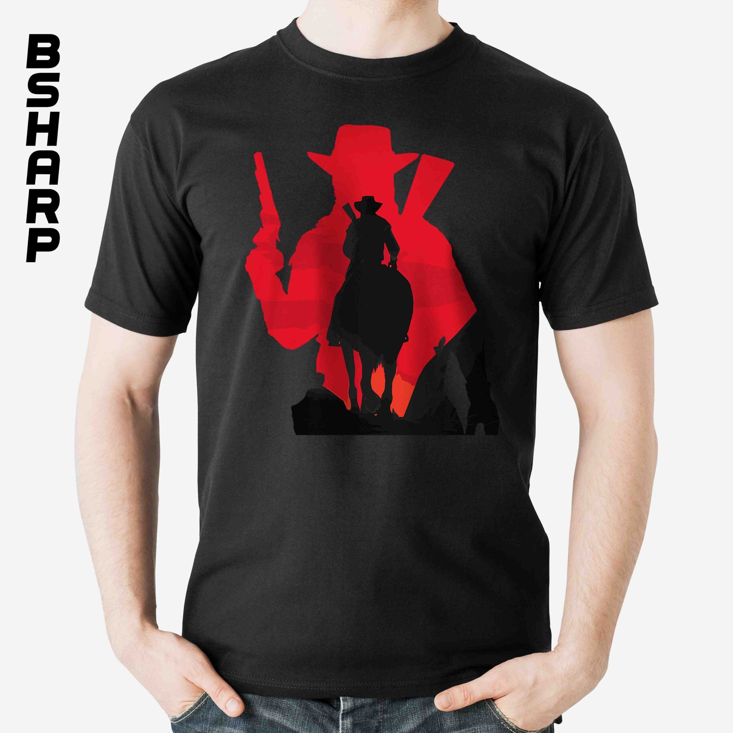 تیشرت Red Dead Redemption طرح شماره 1