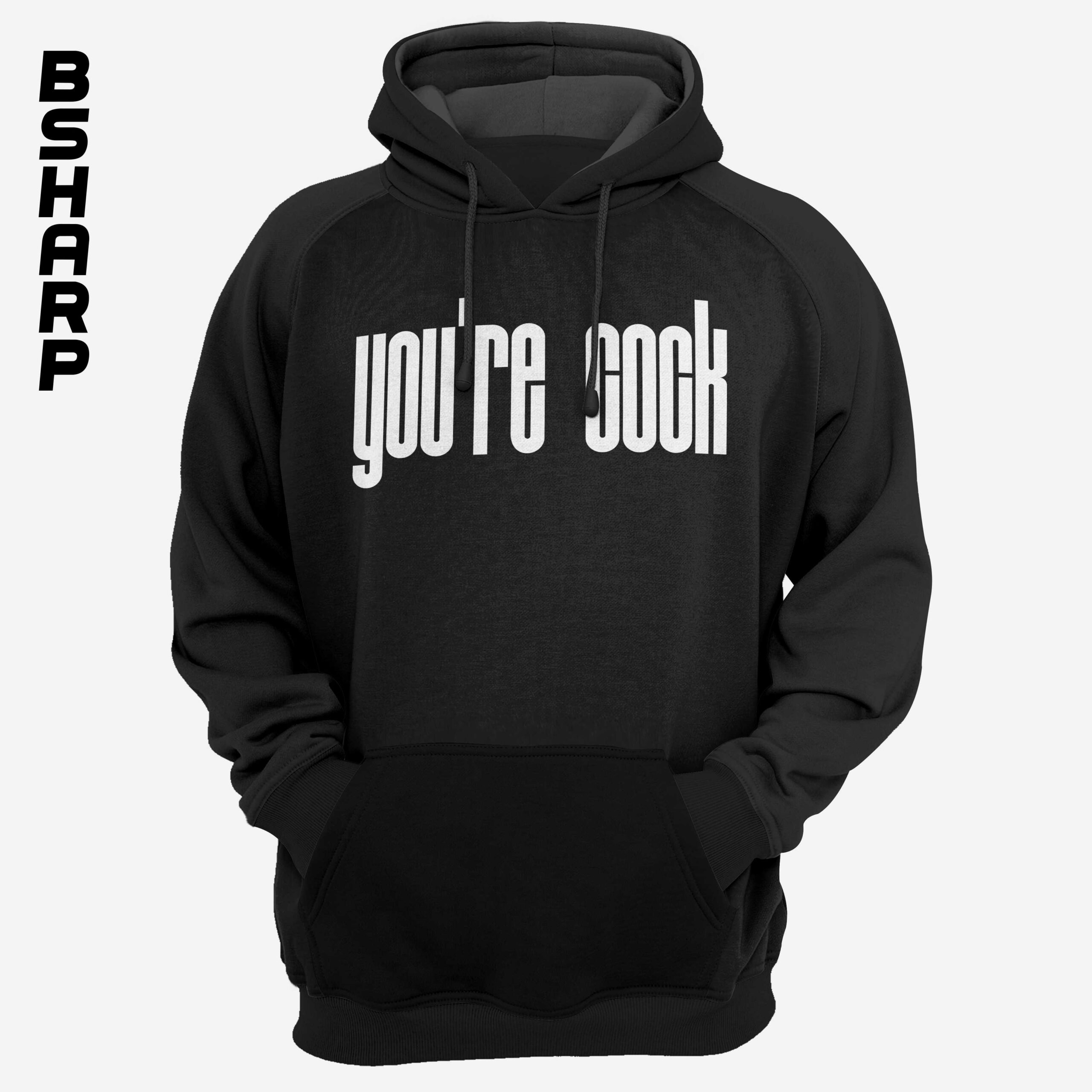 Hoodie - After Life - Code 13 هودی After Life طرح You’re Cock - Image 1