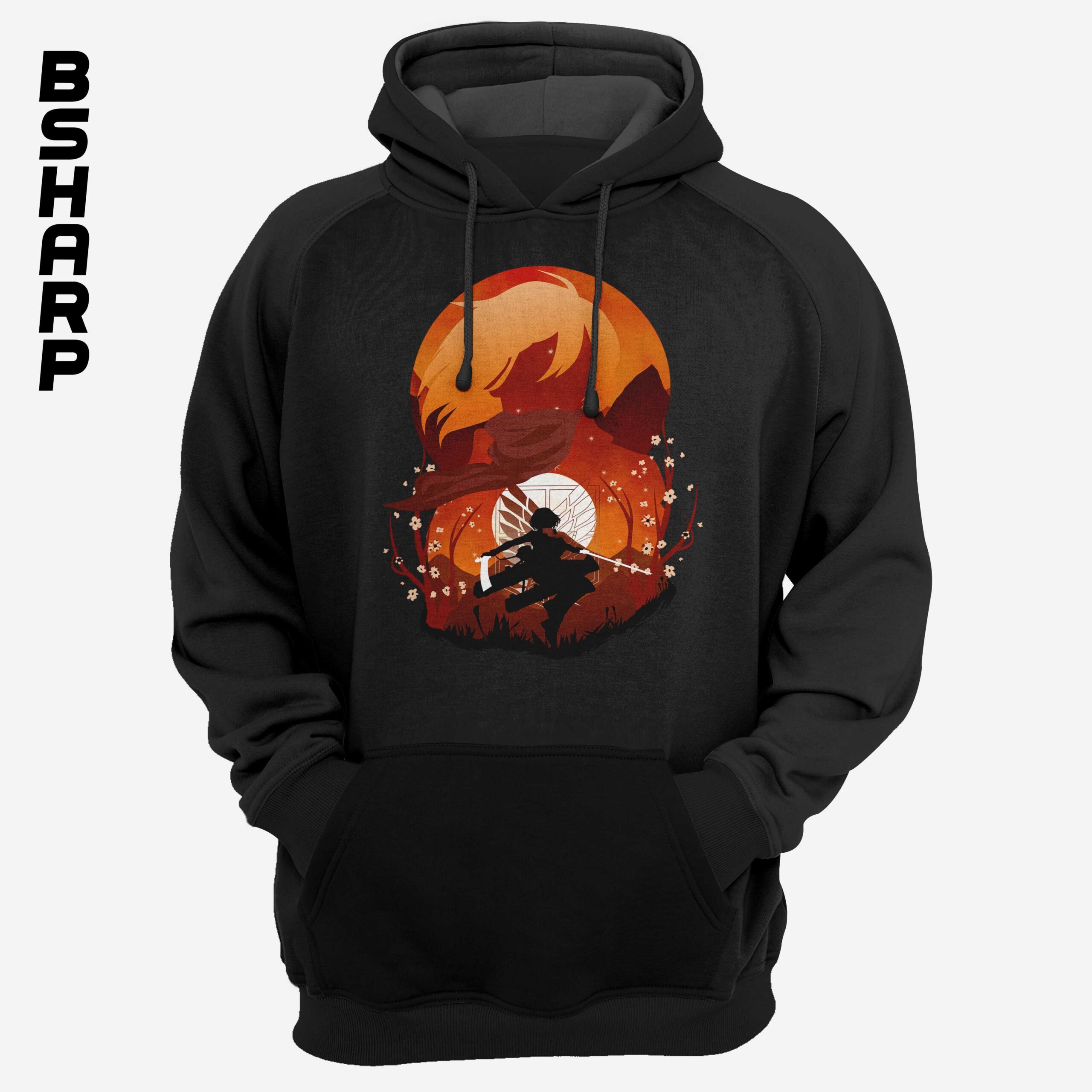 هودی Attack on Titan طرح Mikasa