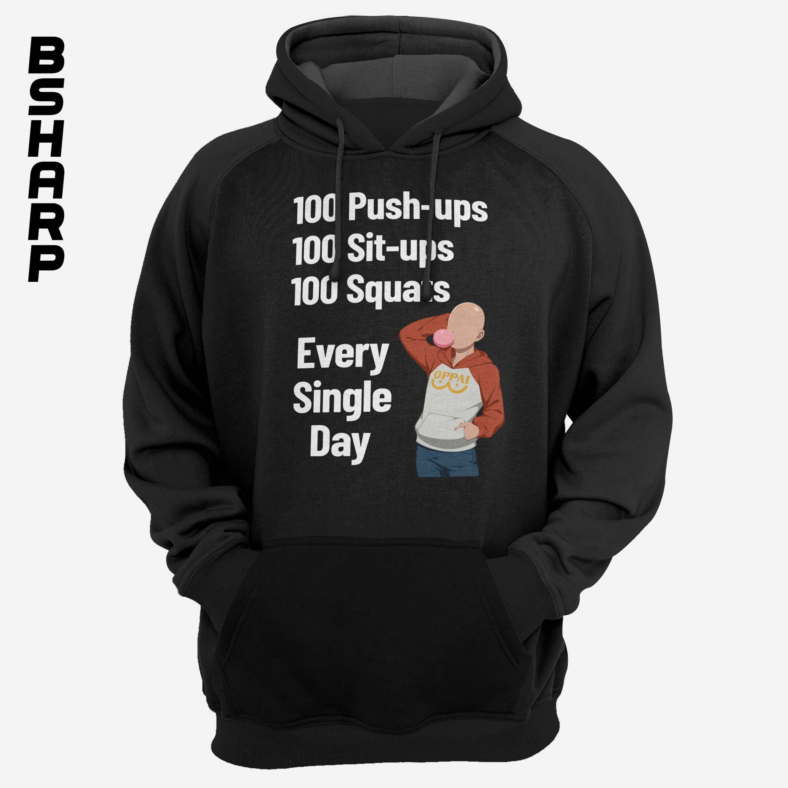 هودی One Punch Man طرح Every Single Day