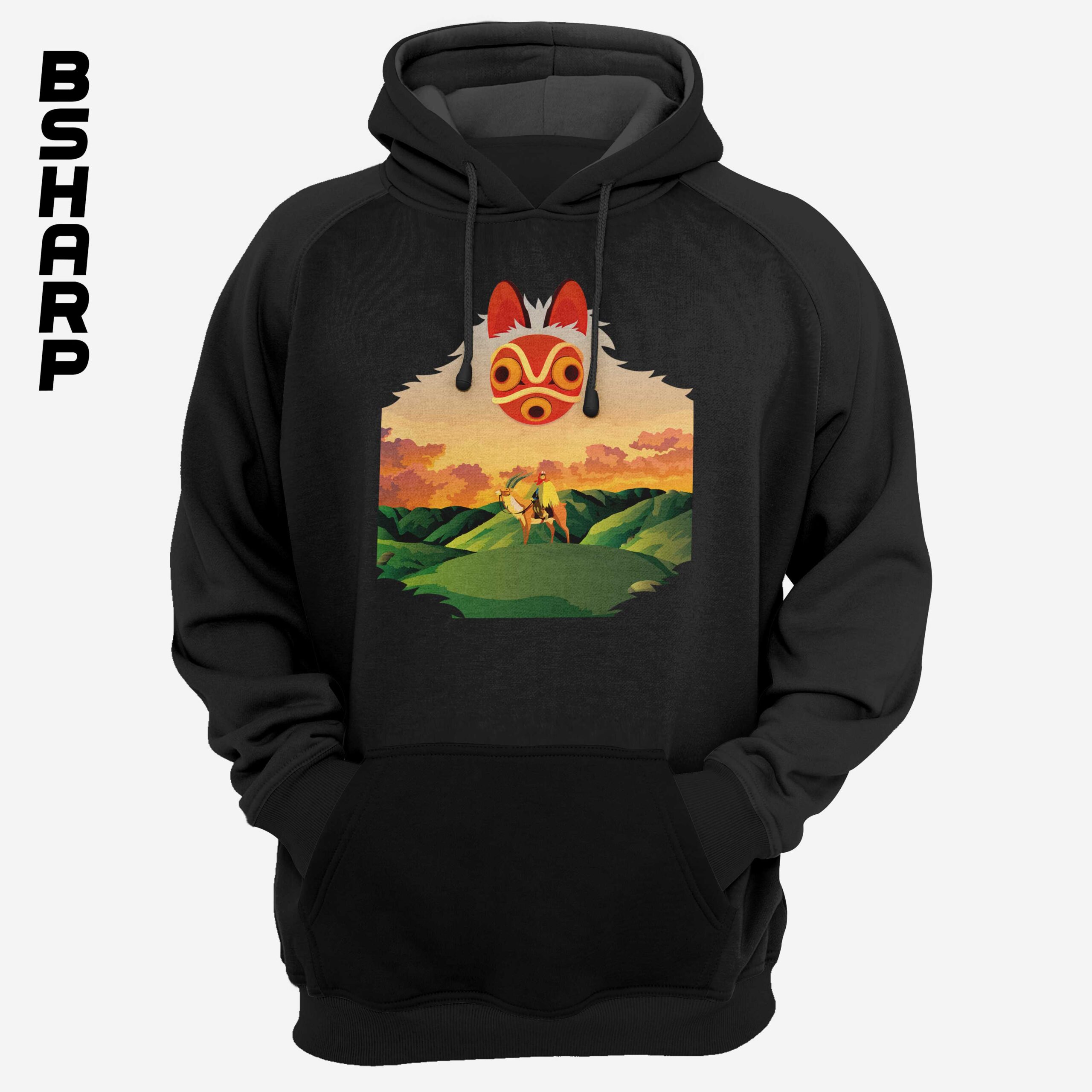 Hoodie - Princess Mononoke - Code 525 هودی Princess Mononoke طرح شماره 5 - Image 1