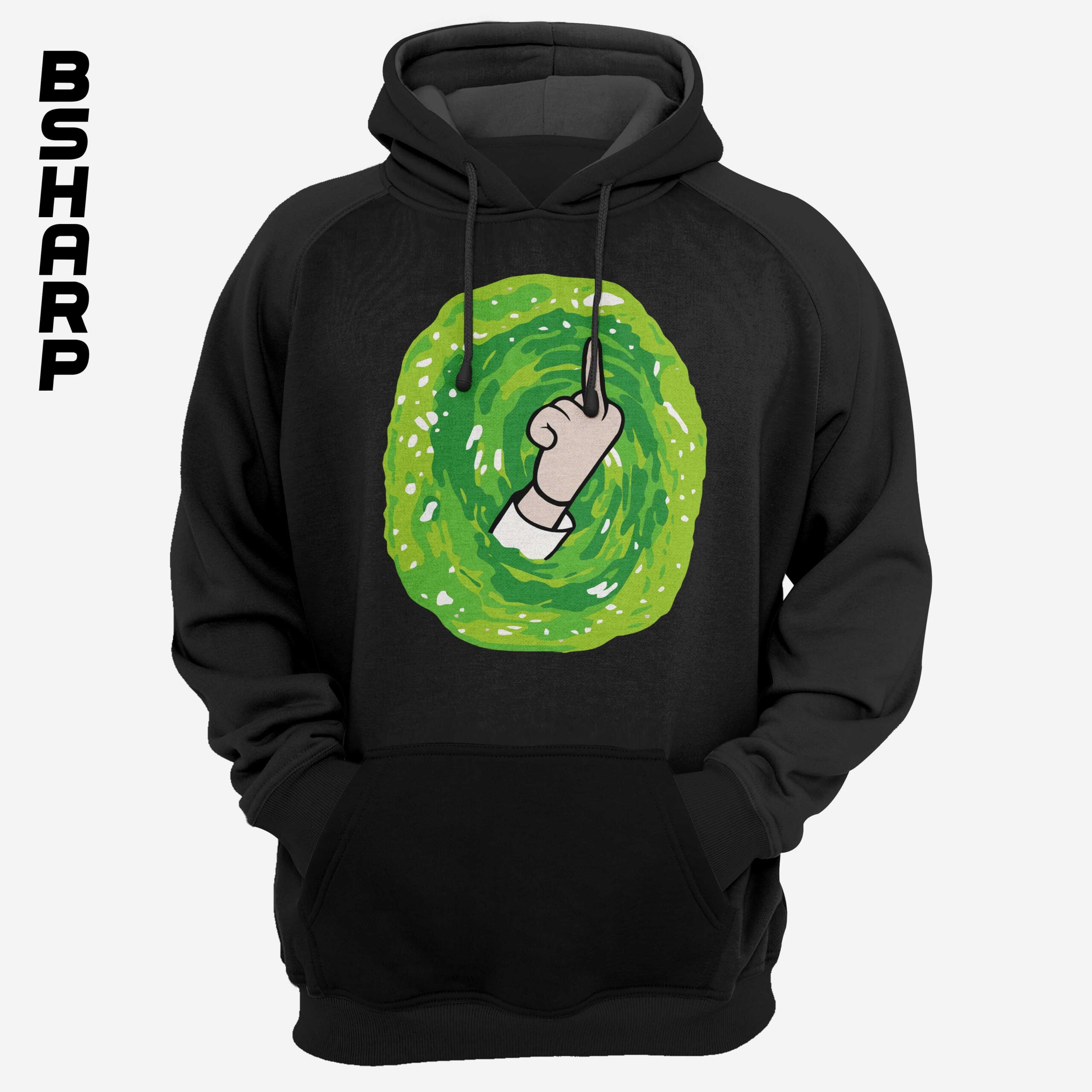 هودی Rick And Morty طرح Peace
