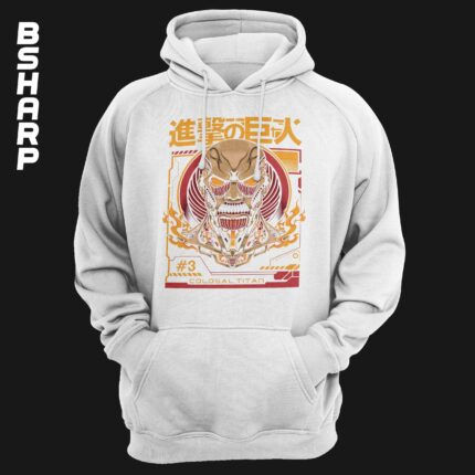 هودی Attack on Titan طرح Colosal Titan - Image 2