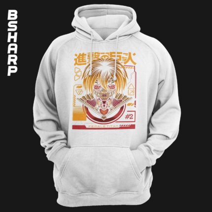 هودی Attack on Titan طرح Female Titan - Image 2