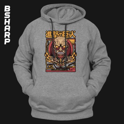 هودی Attack on Titan طرح Colosal Titan - Image 3