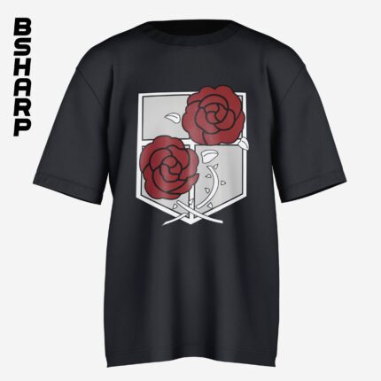 تیشرت Attack on Titan طرح Stationary Guard - Image 3