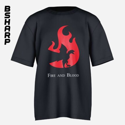 تیشرت Game of Thrones طرح Fire and Blood - Image 3