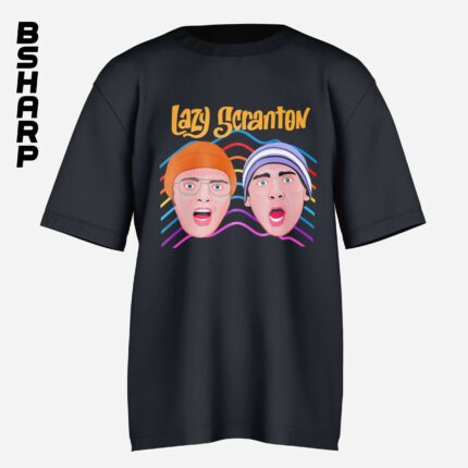 تیشرت The Office طرح Lazy Scranton - Image 3