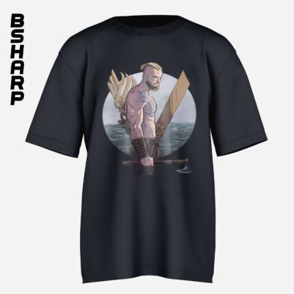 تیشرت Vikings طرح رگنار 7 - Image 3