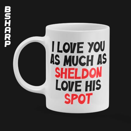 ماگ The Big Bang Theory طرح I Love You - Image 2