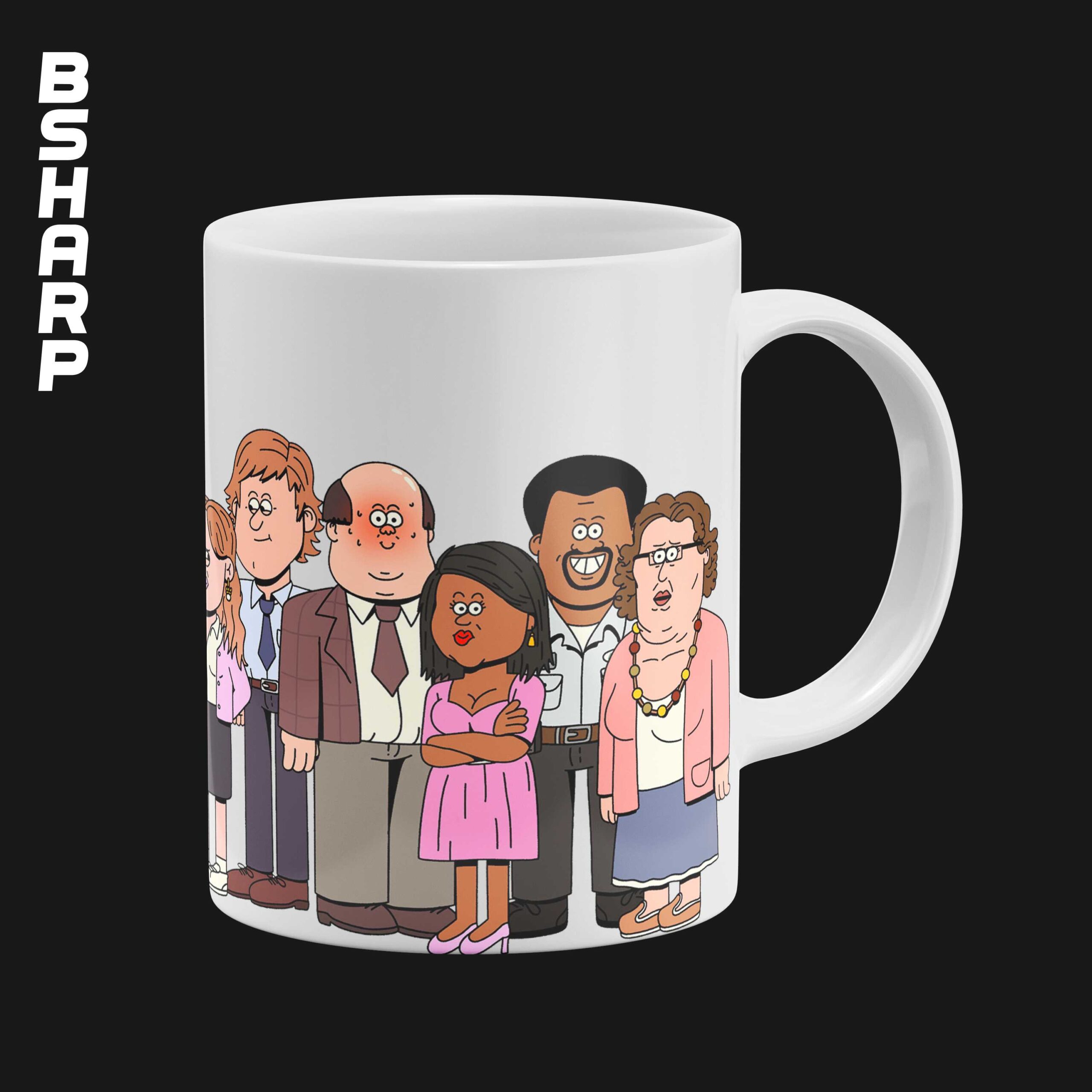 ماگ The Office طرح شخصیت ها