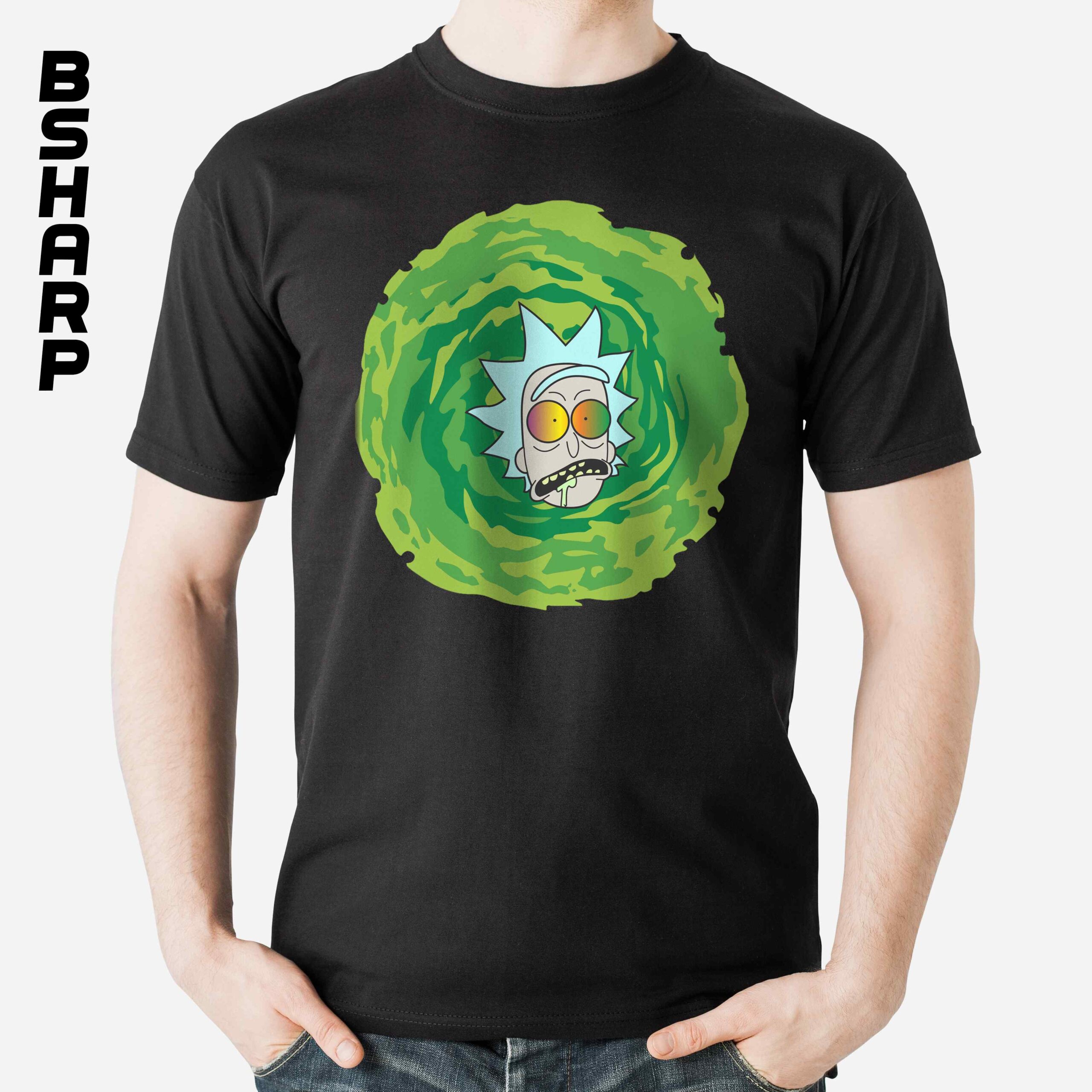 تیشرت Rick And Morty طرح صورت ریک