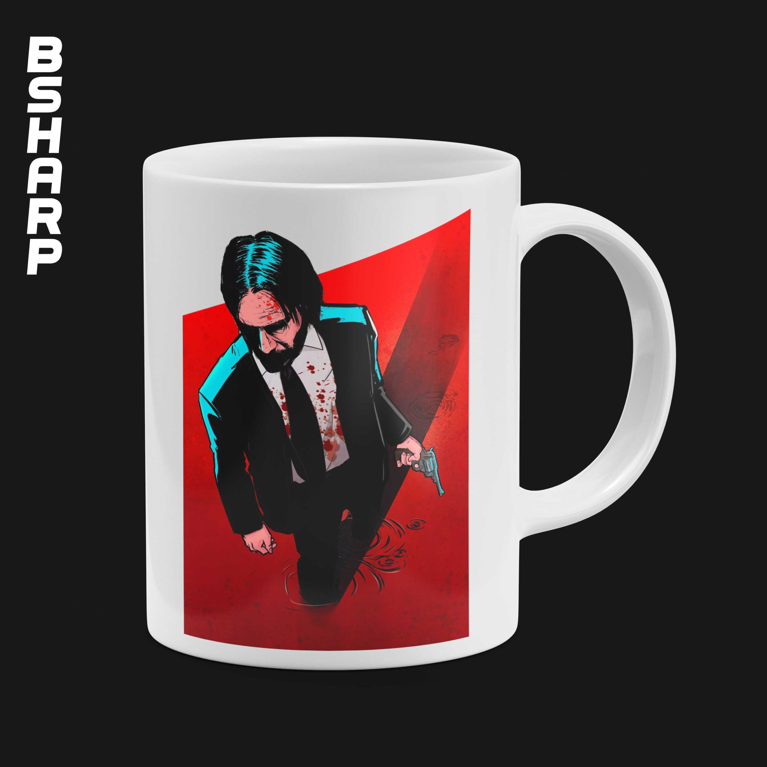 ماگ John Wick طرح جان ویک
