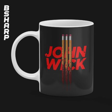 ماگ John Wick طرح مداد - Image 3