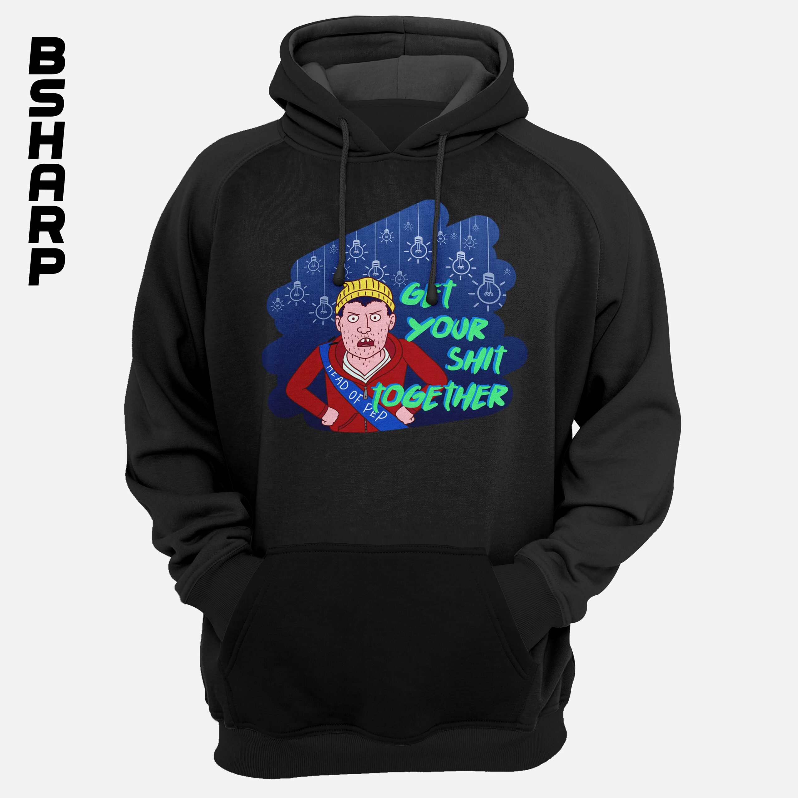 Black Hoodie - Bojack Horseman - Code 706 هودی Bojack Horseman طرح Get It Together - Image 1