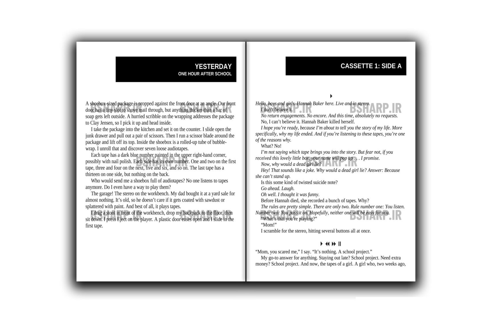 Book - 13 Reasons Why - Sample 03