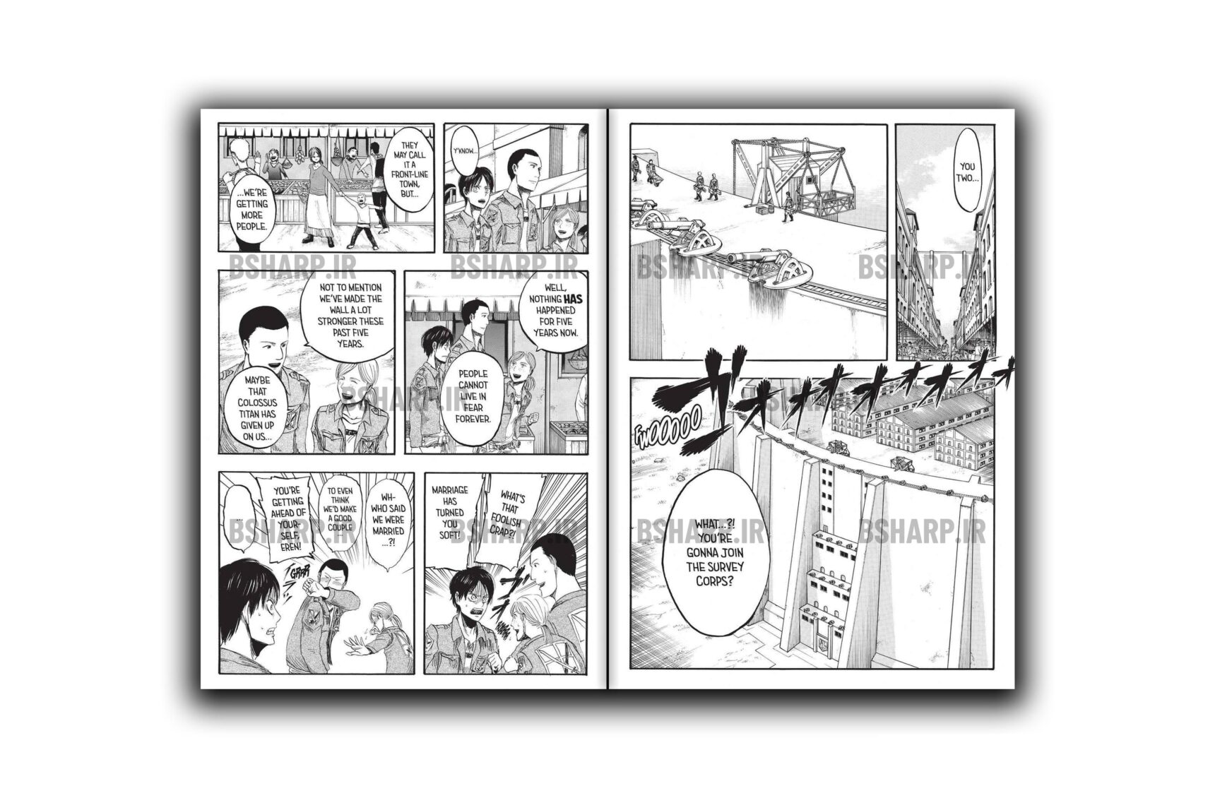 کتاب Attack on Titan, Vol. 1 3 Book - Attack on Titan Vol1 - Sample 03