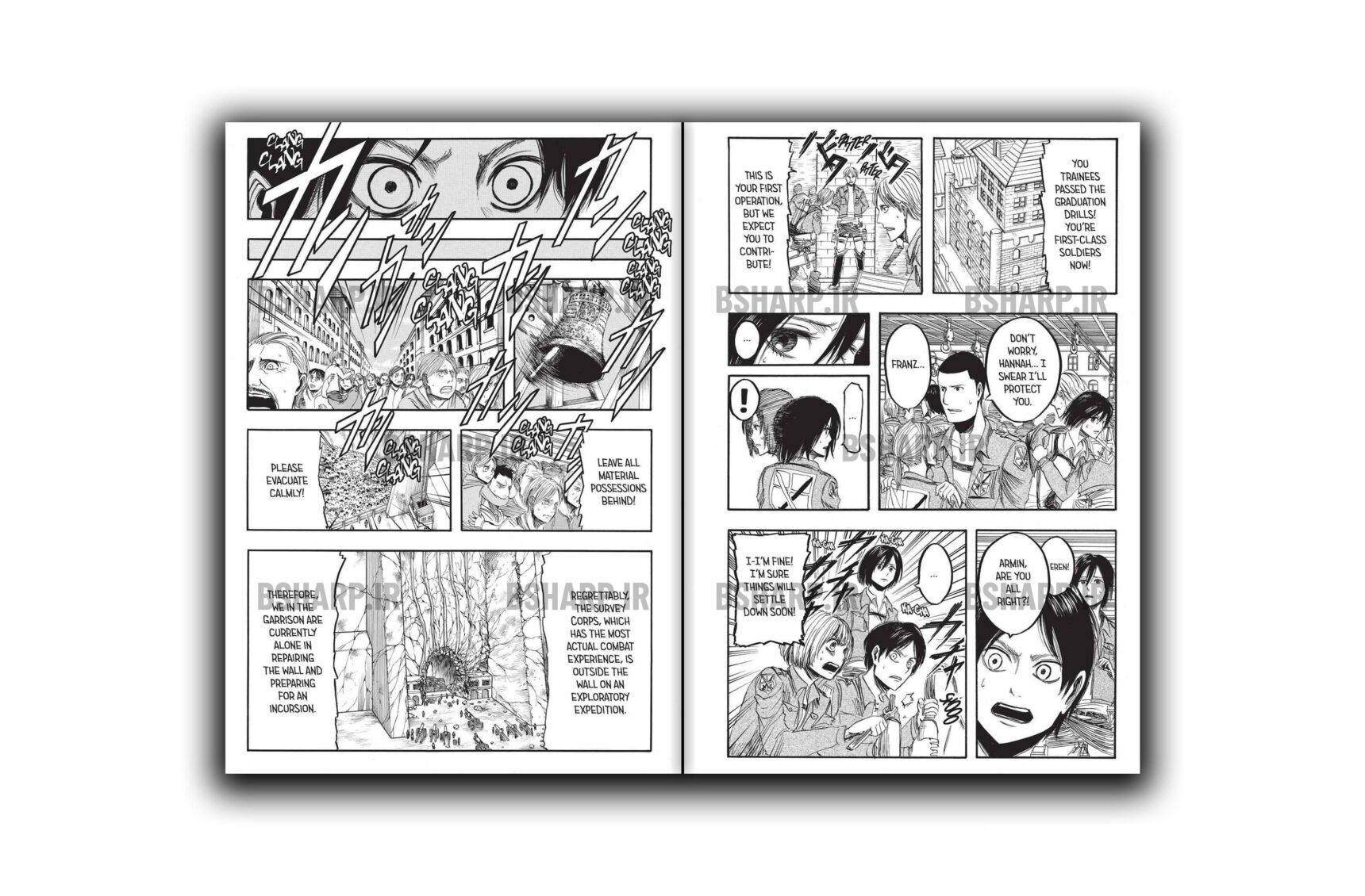 کتاب Attack on Titan, Vol. 1 5 Book - Attack on Titan Vol1 - Sample 05