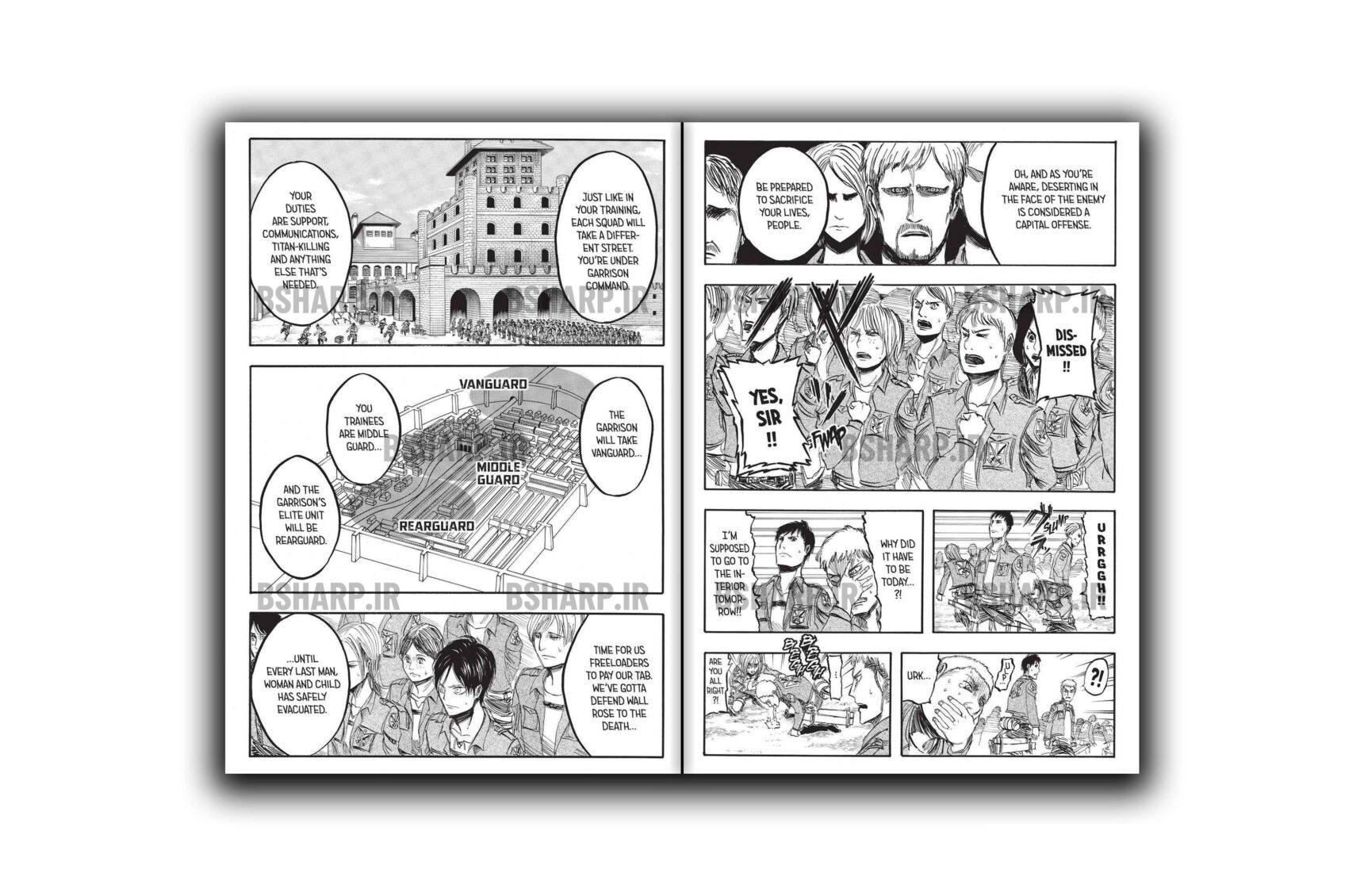 کتاب Attack on Titan, Vol. 1 6 Book - Attack on Titan Vol1 - Sample 06