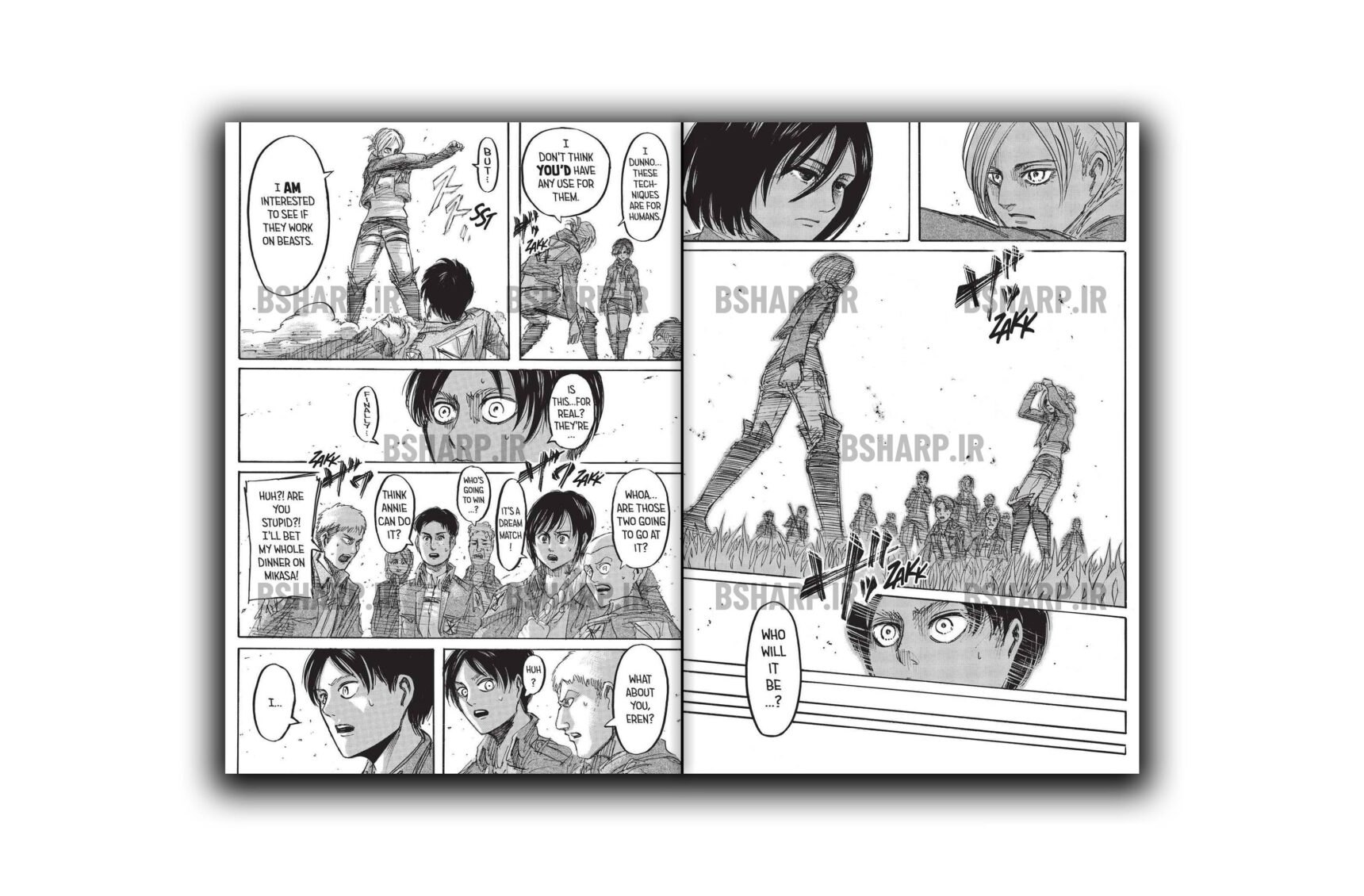 کتاب Attack on Titan, Vol. 11 3 Book - Attack on Titan Vol11 - Sample 03