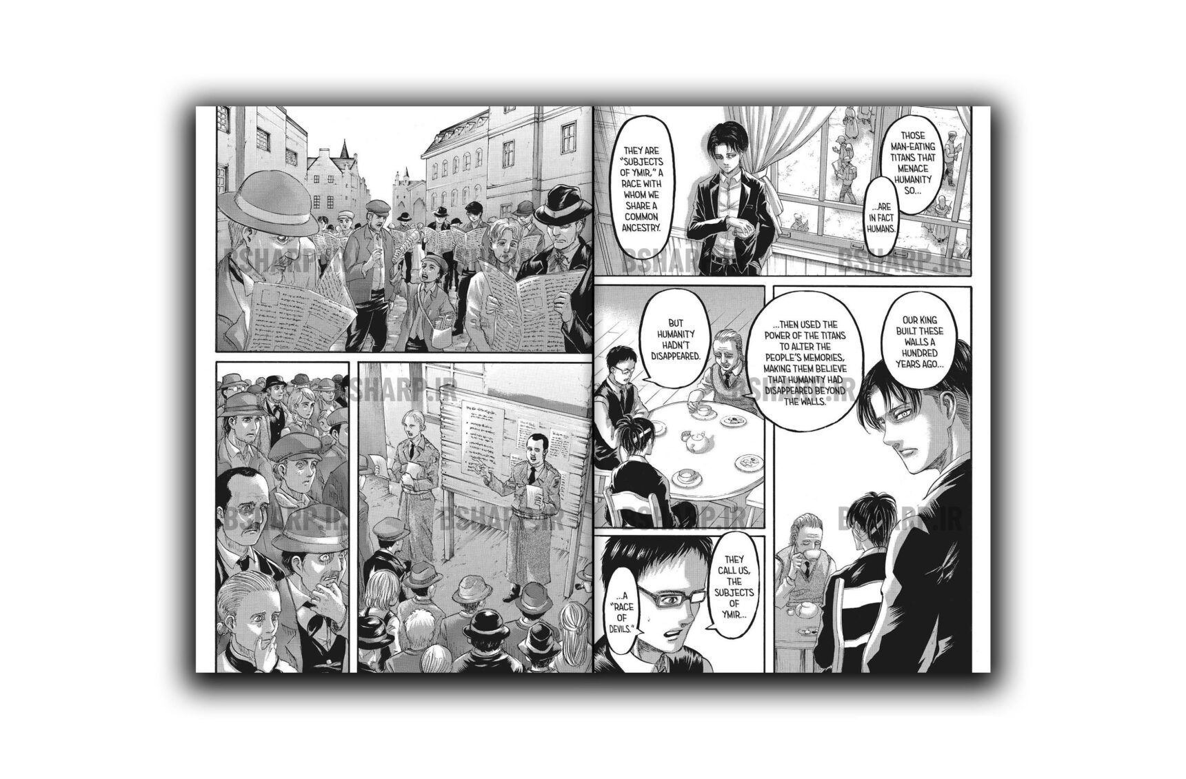 کتاب Attack on Titan, Vol. 22 6 Book - Attack on Titan Vol22 - Sample 06
