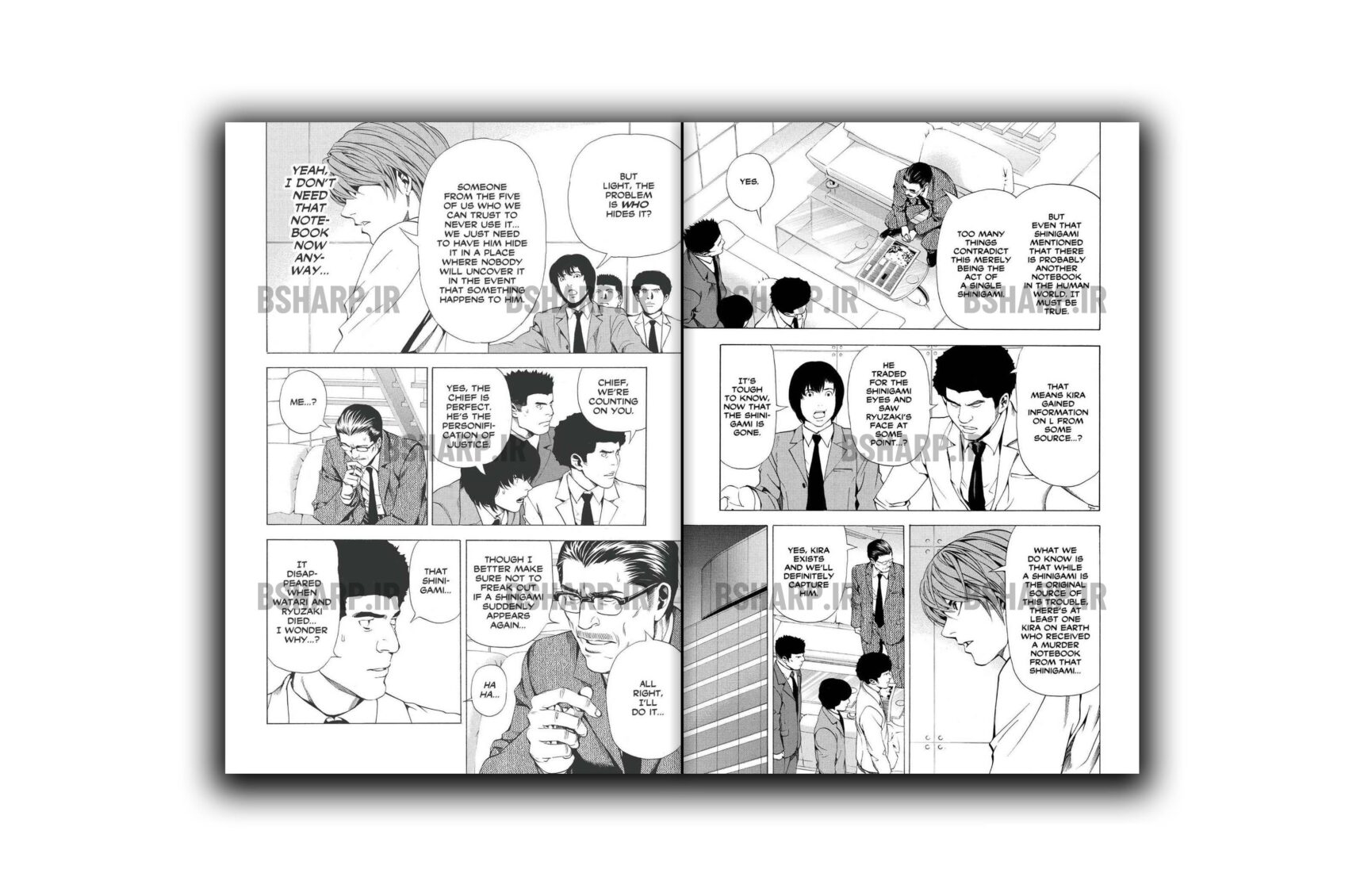 کتاب Death Note, Vol. 7 6 Book - Death Note Vol7 - Sample 06