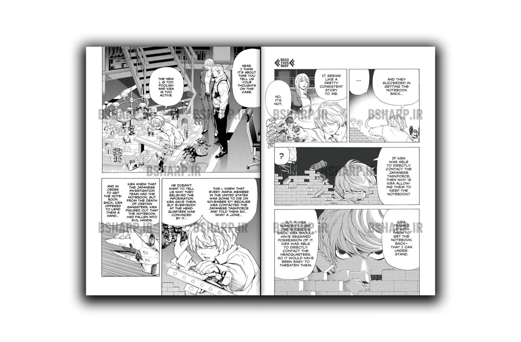 کتاب Death Note, Vol. 9 3 Book - Death Note Vol9 - Sample 03