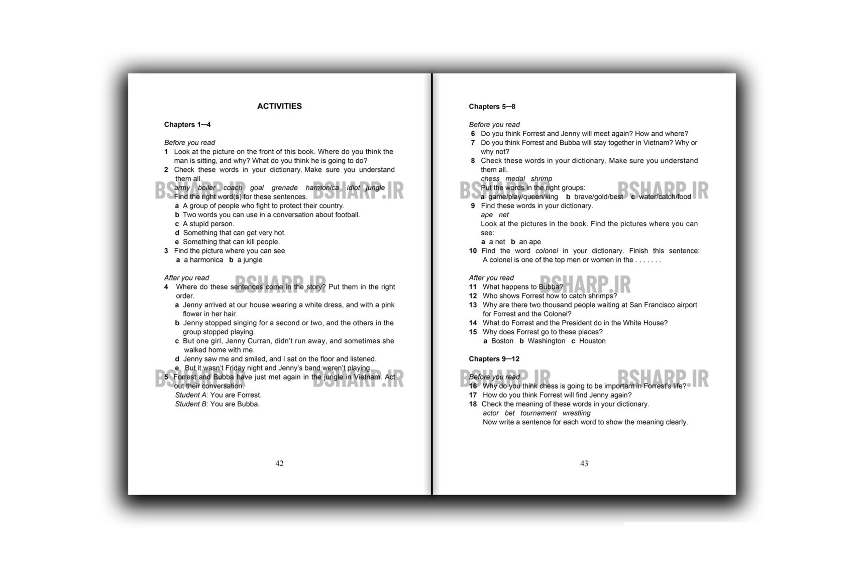 Book - Forrest Gump - Sample 06