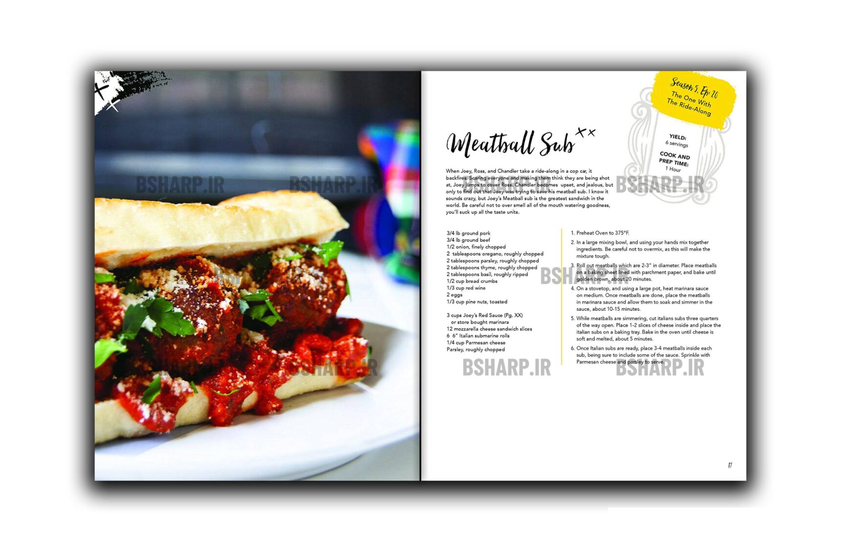 Book - Friends The Official Cookbook - Sample 01