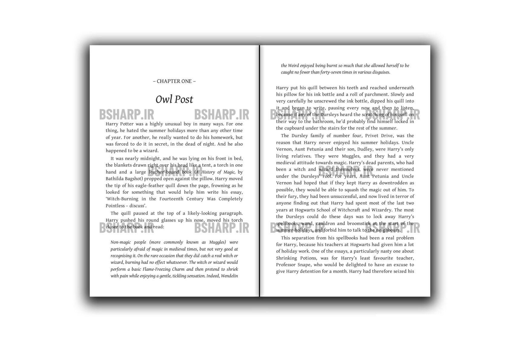 Book - Harry Potter and The Prisoner of Azkaban - Sample 01