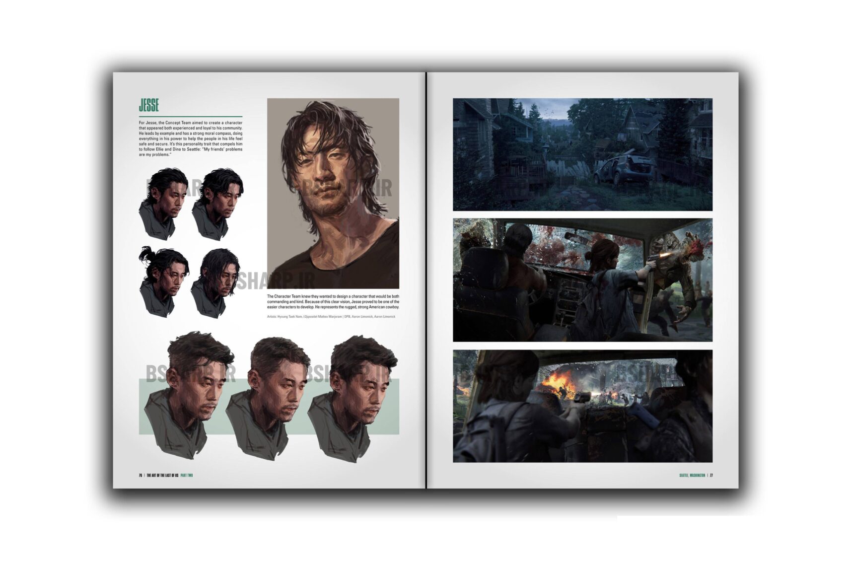 Book - The Art of the Last of Us Part II - Sample 04