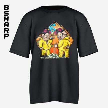 تیشرت Breaking Bad طرح کارتونی آزمایشگاه - Image 3
