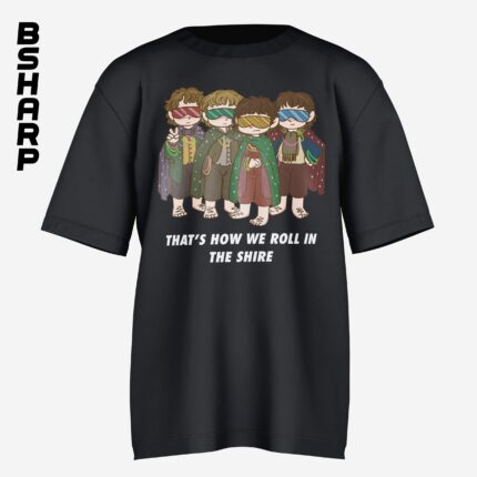 تیشرت The Hobbit طرح Roll in - Image 3