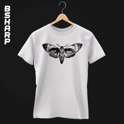 تیشرت The Silence of the Lambs طرح پروانه و چشم - Image 2