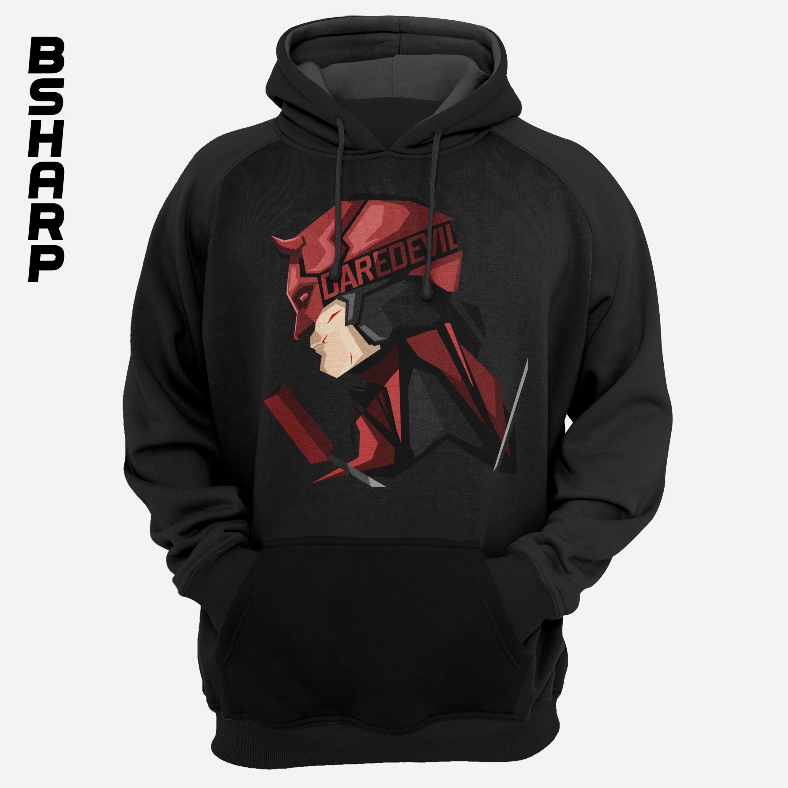 Black Hoodie - Marvel - Code 1067 هودی طرح دردویل - Image 1